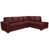 Maroon Red Genuine Leather
