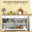 Buffet avec tiroirs de rangement et tablettes réglables-1767043569