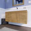 Ensemble de meuble-lavabo mural simple 48 po Lissy Spring-1793387515