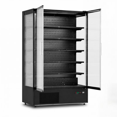 Yeego 27.1 Cu. Ft. Commercial Beverage Refrigerator, Glass Door Display Merchandiser Cooler for Retail Stores