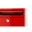 Trent Wall Mounted Galvanised Steel Lockable Weatherproof Post Box - 26x34x9cm-64111989