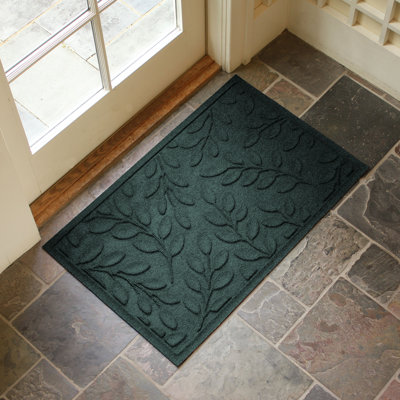 WaterHog Brittney Leaf 23 in. x 35 in. Indoor Outdoor Doormat