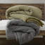 Housse de couette 100% coton 3 pièces pleine / grande délavée gaufrée, douce et vivante, 4 attaches de coin lustrées, pré-fraîcheur, qualité-121248367
