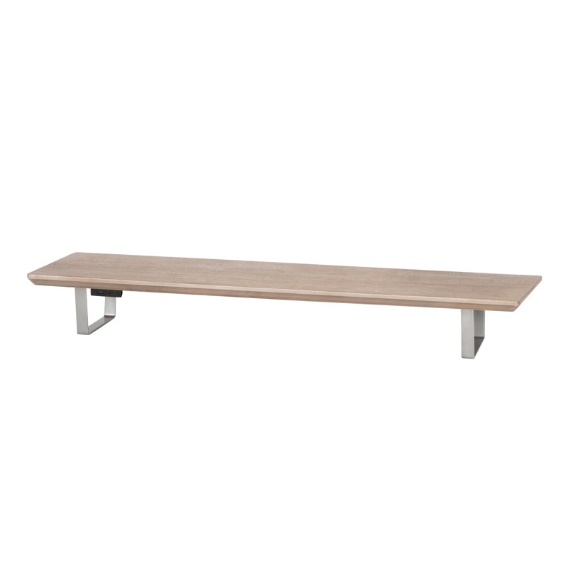 Support pour écran Giannah, Biscotti / nickel, 40 pouces