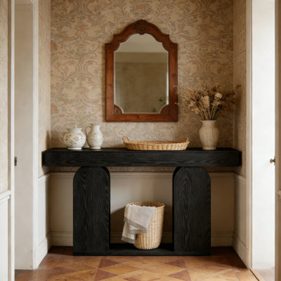 Minimalist Nuri with Open Shelf for Entryway, Living Room, or Hallway Storage and Display.