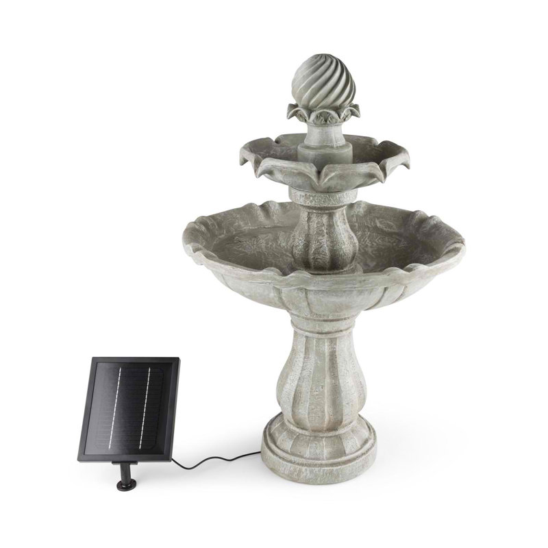 Outdoor Acrylic Weather Resistant Birdbath Fountain