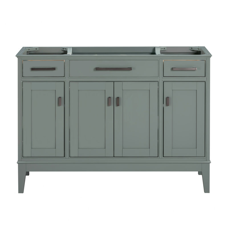 Anglet 48" Bathroom Vanity Base Only, Smoke Green