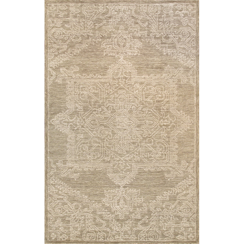 Modern Green/Ivory Area Rug