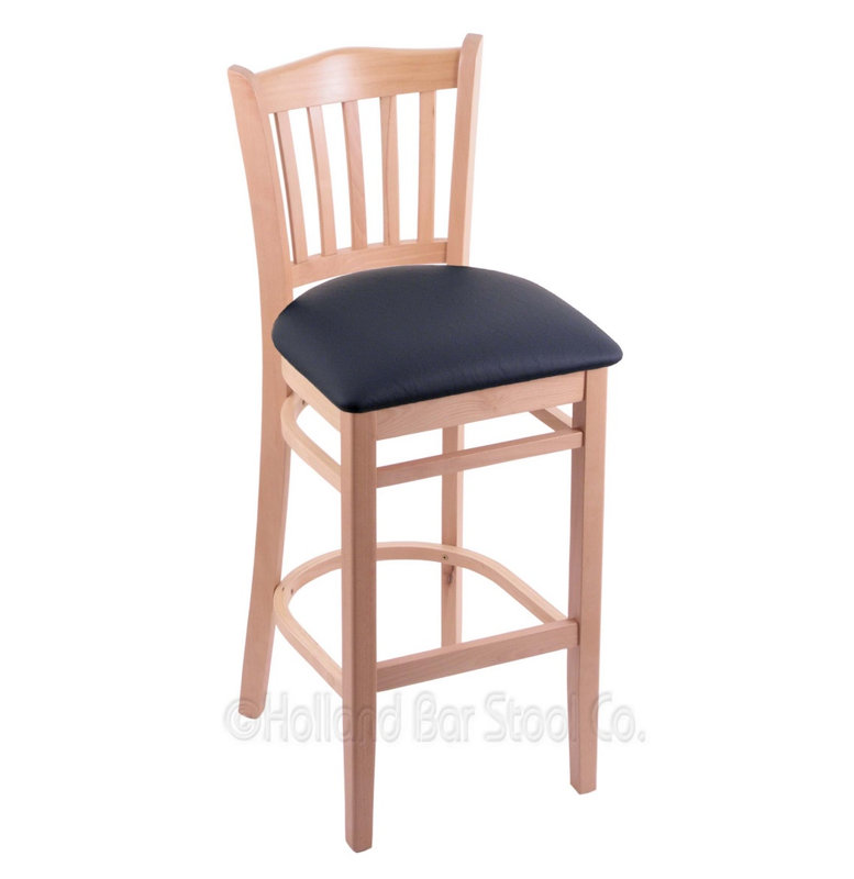 Tabouret de bar 25 po, Naturel, Café Rein, Tabouret de comptoir (siège d'une hauteur de 25 p