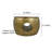 Creigh aluminum round drum shape Coffee Table