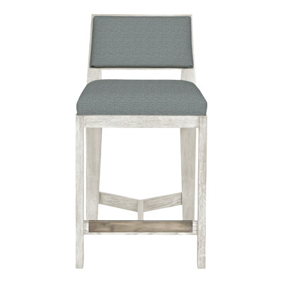 Scoville By Thom Filicia Upholstered Bar Stool with Solid Wood Frame
