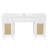 Elloree 60" Single Bathroom Vanity with SMC Sink & Storage-120923826