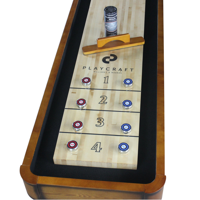 Georgetown Shuffleboard Table, 14', Honey