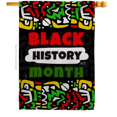 Drapeau de maison en polyester à 2 côtés Daeshia 40 x 28 po