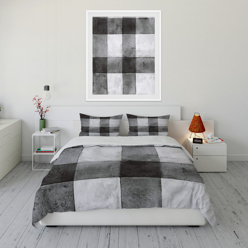 Channel Plaid Comforter, King Comforter + 2 King Pillowcases
