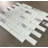 Art Craft Brick Joint 1" x 4" Glass Mosaic Wall Tile-90566770