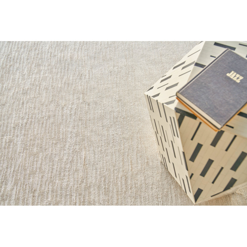 Tangaro Area Rug in Light Beige, Rectangle 9' x 12'