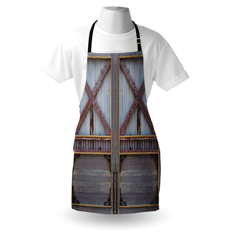 No Pattern Bib Apron