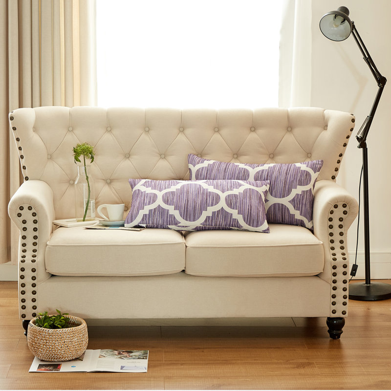 Honor Floral Pillow Cover, Lavender