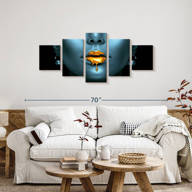 Liquid Lips, 24" H x 55" W