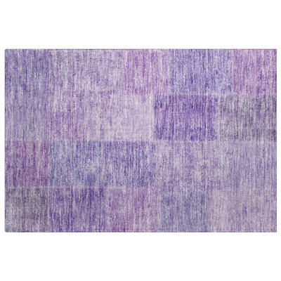 Premium Machine Washable Dream Shag ADS664 Patchwork Rug