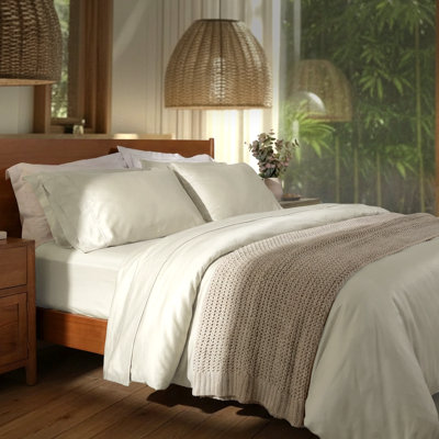 Draps en satin 100 % rayonne de bambou pour tapis roulant | Confort frais et respirant