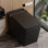 Toilette intelligente BCANHome Black Square avec lavage de bidet avancé, couvercle à ouverture automatique, chasse automatique à 1,28 GPF, siège chauffant à jet double siphon, lavage à chaud et sécheuse, fermeture en douceur, télécommande, stérilisation UV