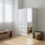 Système de placard modulaire en bois avec miroir Elise