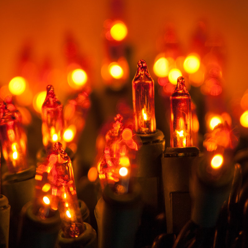 204'' String Lights, Orange