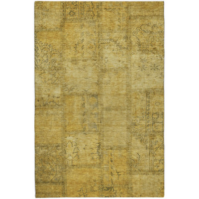 Premium Machine Washable Dream Shag ADS685 Patchwork Rug