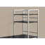 Bureau d'ordinateur, bureau personnel, ordinateur portable, tablettes de rangement, L 48 po, travail, stratifié, métal gris, contemporain, moderne-111949631