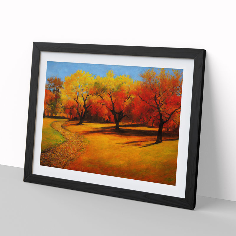 Intoxicating Autumn Forest - Framed Print, Black, 46cm H x 64cm W x 2cm D