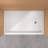 60 In. X 36 In. Acrylic Single Threshold Shower Base Alcove Floor Rectangular Shower Pan Base With Center Drain In White
