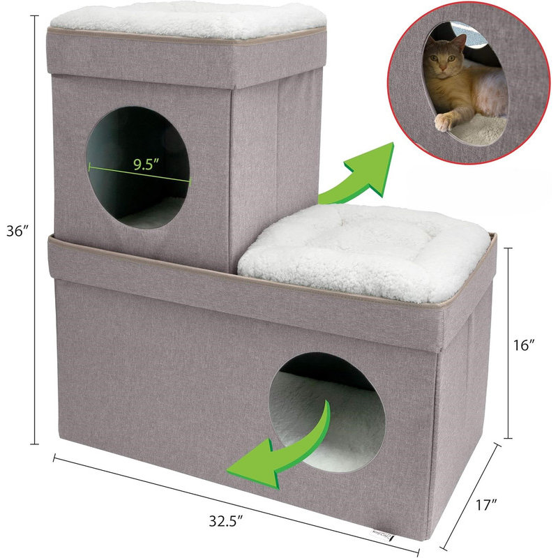 Habitation pour chat 36 "pliante
