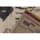 Moroccan Handmade Kilim Silk and Wool Geometric Area Rug