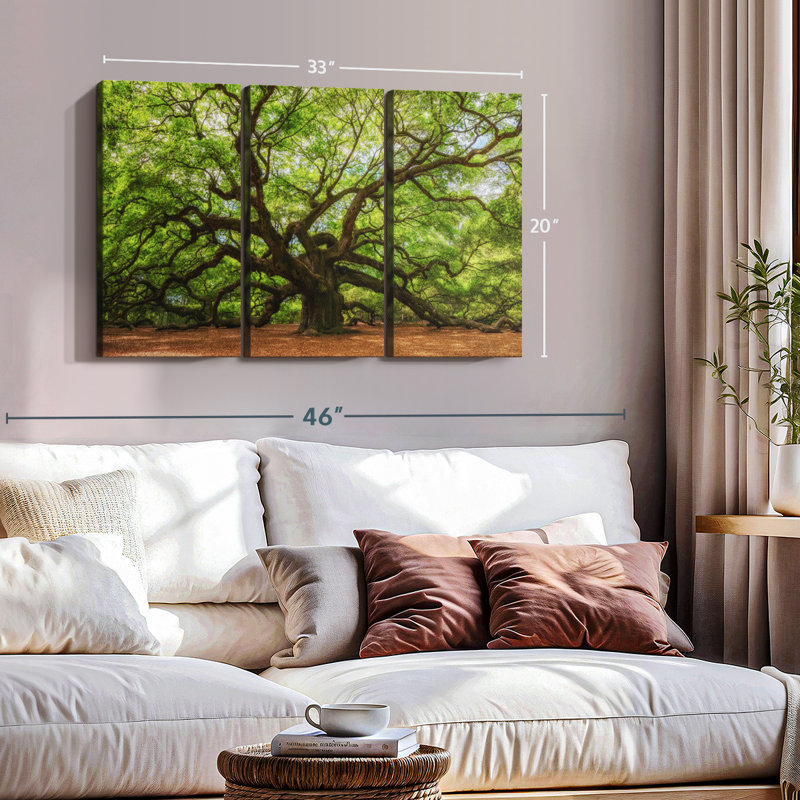 Nature 3 - Pieces, 20" H x 33" W x 1.25" D