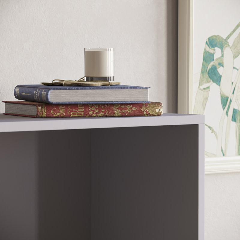 142cm H x 60cm W Standard Bookcase, Grey, 142 cm H x 60 cm W