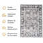 Oriental Machine Tufted Shag Area Rug-1005781610