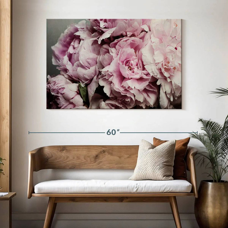 Harnek pivoines à gogo, H 32 po x l 48 po