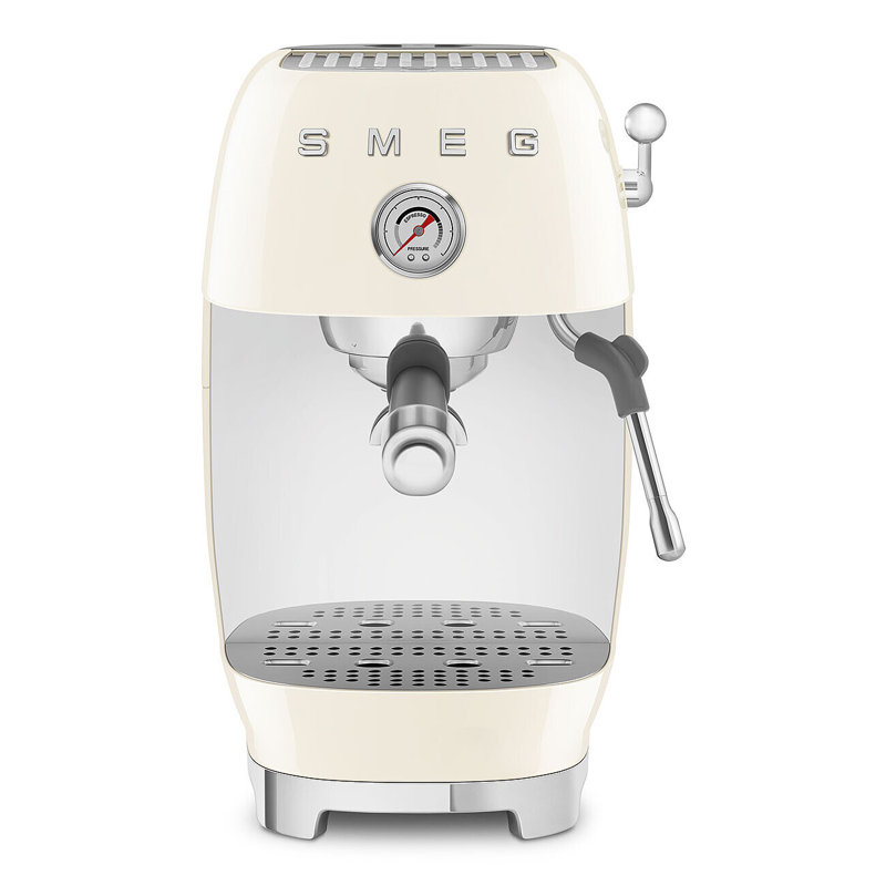 Smeg Manual Espresso Maker With Cold Brew, Cream