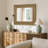 Rustic Rectangle Wood Mirror for Bathroom Farmhouse-114985925-114985927