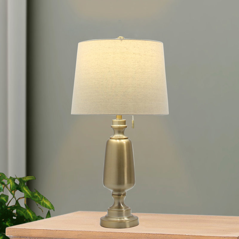 Sibyll Metal Table Lamp, Antique Brass