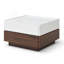 Table basse rotative à 2 tiroirs, table haute en bois à 2 niveaux avec rangement