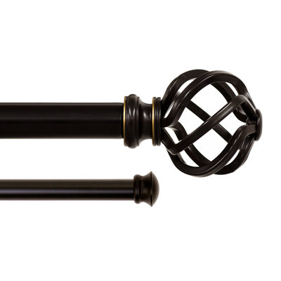 Kamath Steel Adjustable Double Curtain Rod