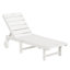 Haley Reclining Chaise Lounge with Patio Side Table (1 Chair and 1 Table)-877681302