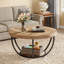 Table basse ronde à 2 niveaux-385847447