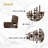 Circle Abstract Shapes Minimalist Modern Abstract Wall Accent Sculpture Hanging Decoration Metal Wall Decor-124839705-124839708