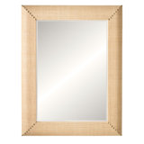Hamptons Rectangle Linen Beveled Mirror
