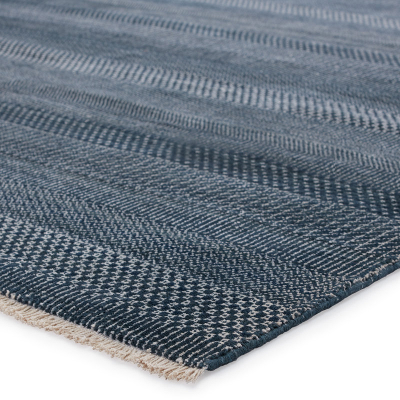 Tapis bleu foncé Radken, Rectangle 8 pi x 10 pi