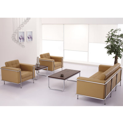 Myron Leather Living Room Set
